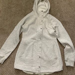 North Face Re-Source Snap Long Hoodie Jacket